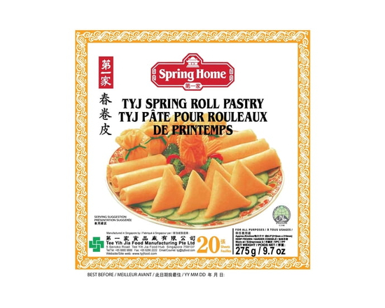 TYJ Spring Roll Pastry 8.5" - 8.5" x 20pc
