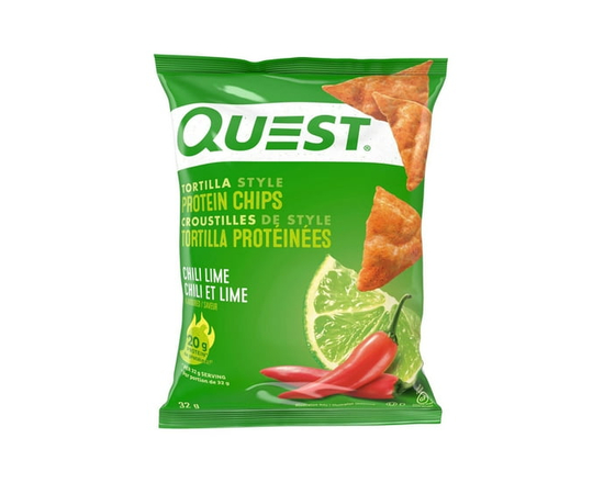 Quest Tortilla Style Protein Chips Chili Lime