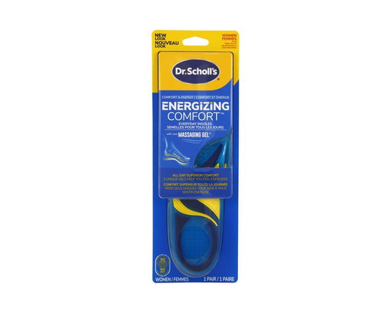 Dr. Scholl’s Energizing Comfort Everyday Insoles with Massaging Gel®, Women's Size 6-10