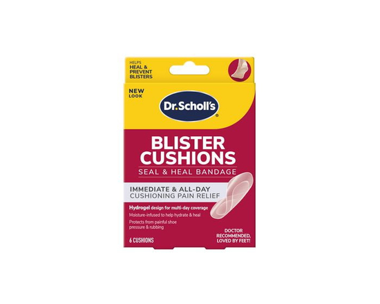 Dr. Scholl’s® Blister Treatment Cushions with Duragel™ Technology, One Size, 6 Count Treatments