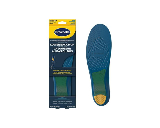 Dr. Scholl’s® Pain Relief Orthotics for Lower Back Pain, Mens Size 8-14