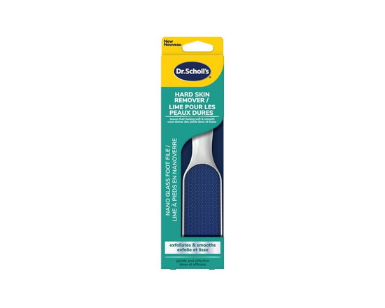 Dr. Scholl's Hard Skin Remover Nano Glass Foot File, One Size, 1 Filer