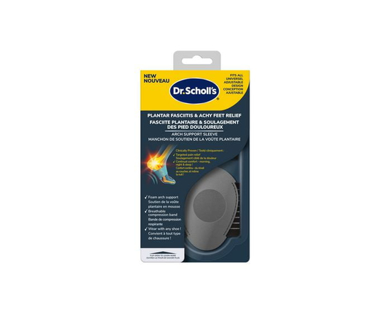 Dr. Scholl's® Plantar Fasciitis & Achy feet Relief Arch Support Sleeve, Unisex, 1 Pair
