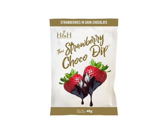 40g Chocolate Dipped Strawberries - H&H Healthy & Happy