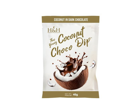40g Noix de Coco Trempée dans le Chocolat – H&H Santé & Bonheur