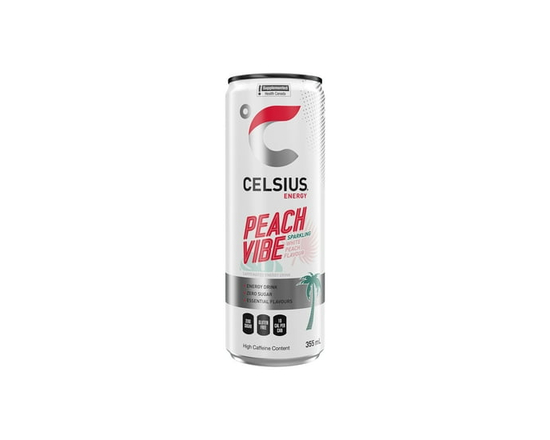 Boisson énergisante Celsius Peach Vibe 355mL, Canette - 355 ml