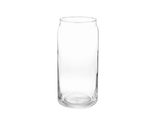 Mainstays 20oz Clear Can Shaped Drinking Glass