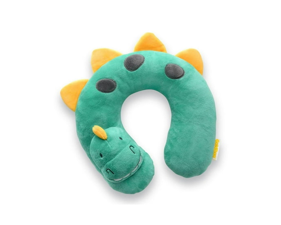 GoldBug Travel Pillow, Head and Neck Support for Toddlers, Dino