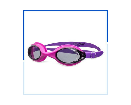 Lunettes de natation Dolfino Pro Fashion Youth - Violet / Rose