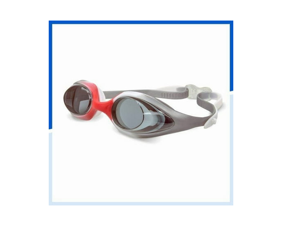 Dolfino Pro Ultrafit Youth Swim Goggle - Red / Silver