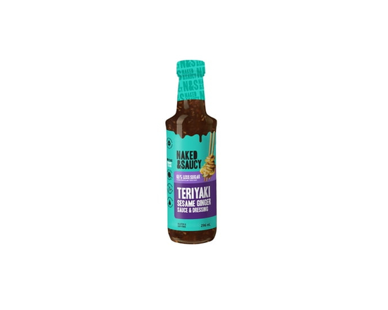 Naked & Saucy Low Sugar Teriyaki Sauce, 296mL - 296ML