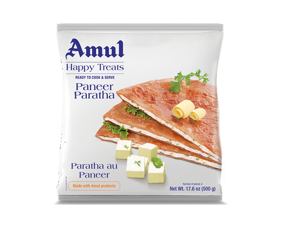 Amul Paneer Paratha 500g - 500g