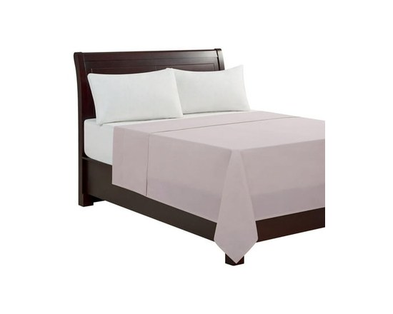 Hometrends 300 TC Brushed Percale Flat Sheet