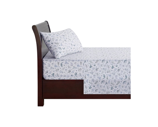 Ensemble de draps pour enfant 100 % coton Mainstays (Imprimé dino)