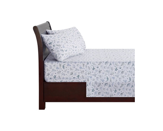 Ensemble de draps pour enfant 100 % coton Mainstays (Imprimé dino)