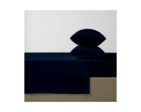 Hometrends 300 TC Brushed Percale Fitted Sheet (Black)