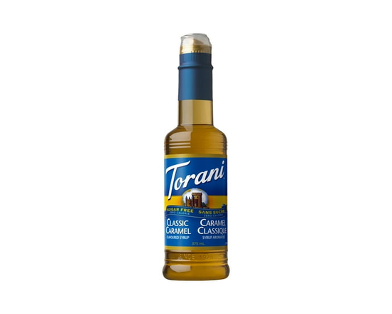 Torani Sugar Free Classic Caramel Flavoured Syrup - 375 mL