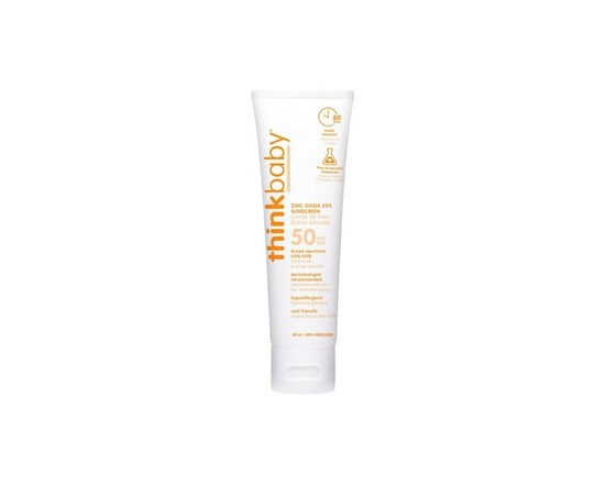 Thinkbaby Safe Sunscreen Spf 50+, 3oz - 3 oz