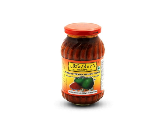 Mother's Recipe Punjabi Teekha Mango Pickle, 500 g - 17.6 oz