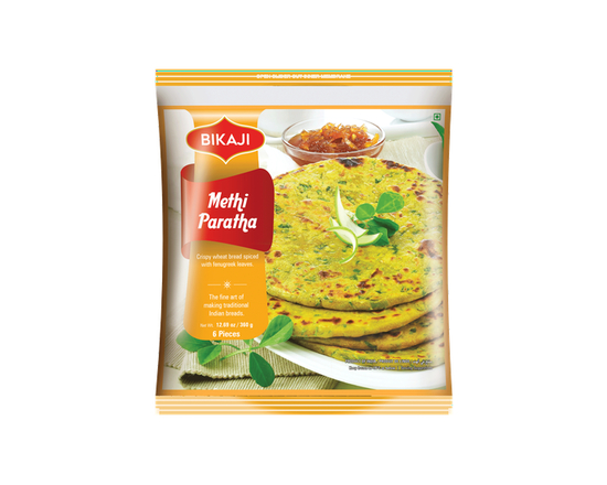 Bikaji Frozen Methi Paratha, 360g - 12.69 oz (360 g)