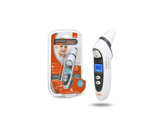 DualScan Prime Ear & Forehead Thermometer with Object Temperature Readings for all ages