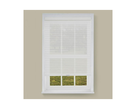 Mainstays 9/16" Cordless Light Filtering Cellular Shades - 27"Wx64"L (White)