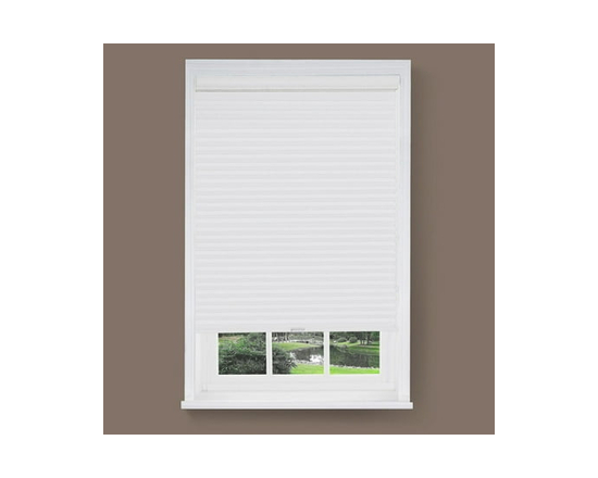 Mainstays 9/16" Cordless Room Darkening Cellular Shades - 24"Wx64"L (White)