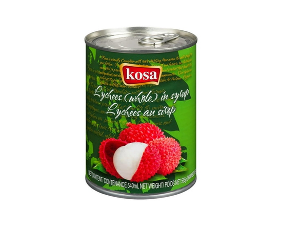 Kosa Canned Lychee in Syrup - 540 mL