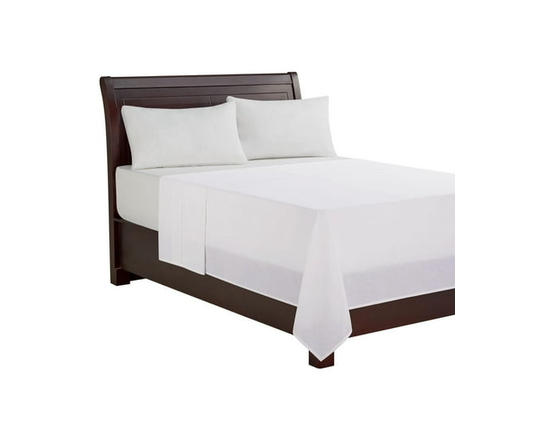 Drap plat Zostère Mainstays, 1&nbsp;place (Blanc)