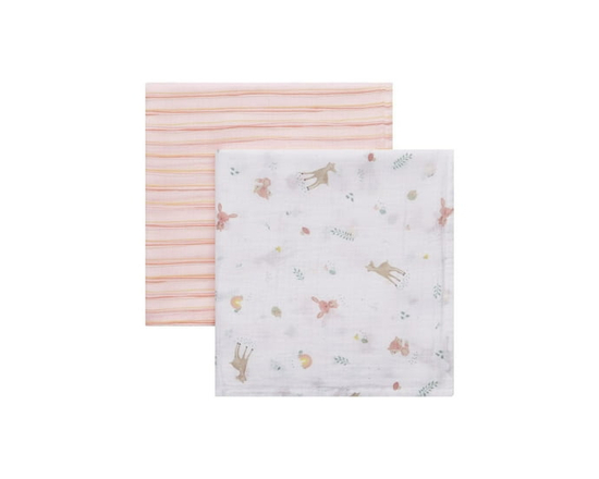 George Baby Muslin Swaddling Blankets - Newborn (Rainbow)