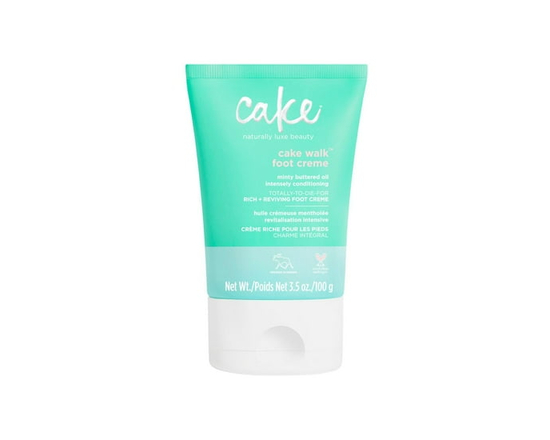 Cake Beauty Crème Nourrissante pour les Pieds, The Cake Walk - Nourrit, Conditionne & Apaise les Talons et les Pieds Fatigués - Parfum Triple Menthe R