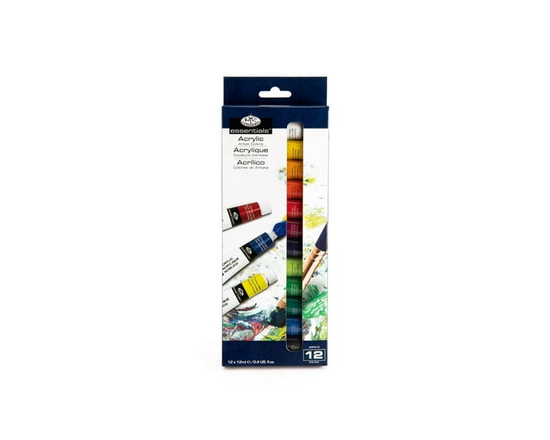 Royal & Langnickel - Essentials 12ml Acrylic Paint Set, 12 Colors - 12 mL