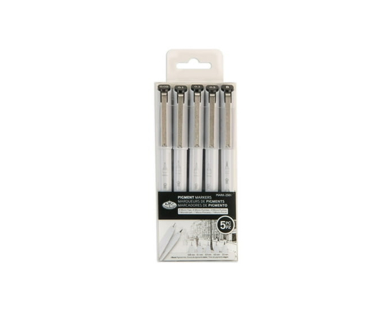 Royal & Langnickel - 5pc Graphic Illustration Artist Markers