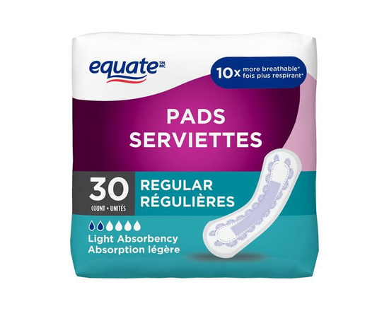 Equate Light Bladder Control Pads - Regular