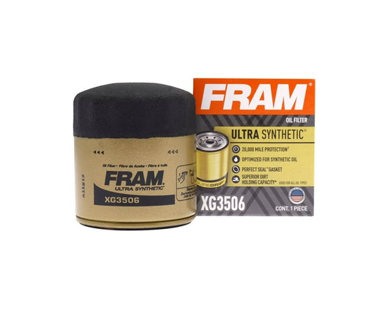 Filtre à huile ultra synthétique FRAM, XG3506 - une Taille