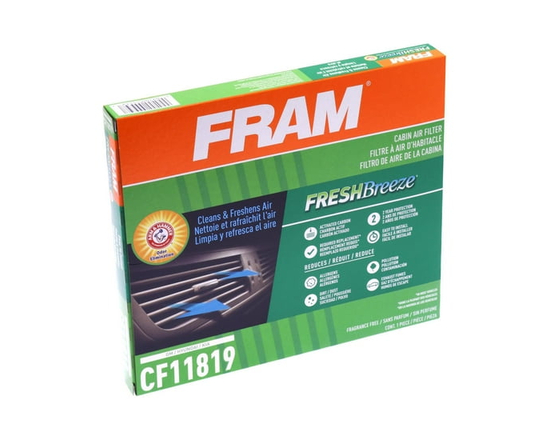 FRAM FB Cabin Air Filter CF11819 with Arm and Hammer Baking Soda