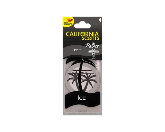 Assainisseur d’air en papier California Scents (parfum Givre, emballage de 4