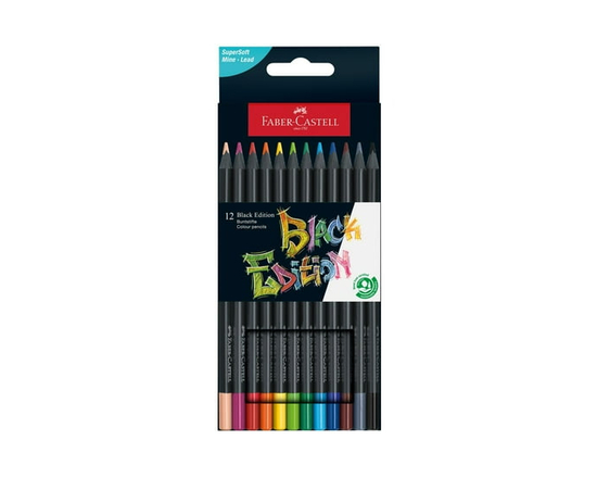 Faber-Castell Black Edition Color Pencil 12 CT