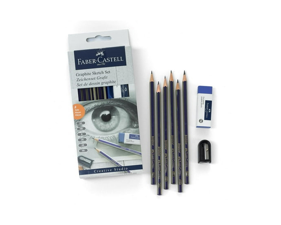 Faber-Castell Graphite Sketch Set, Drawing and Sketching for Beginners