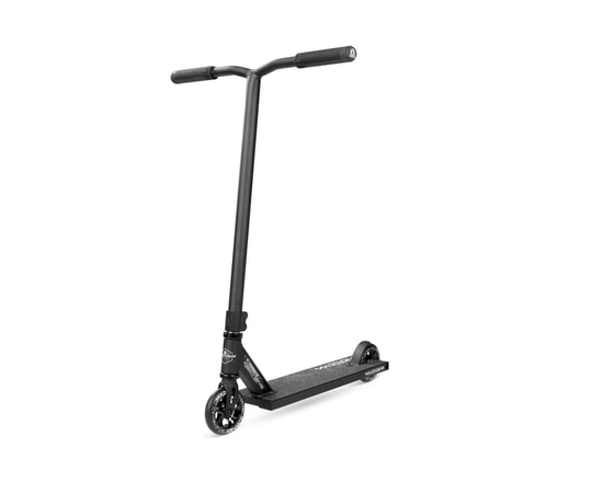 Kids & Teens Pro Stunt Scooter Ages 10+ – Freestyle Trick Scooter, 33" Fixed Height, 120 mm Alloy Core Wheels, Black/Silver – Madd Gear Carve Extreme