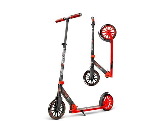 Madd Gear Kruzer 200 Folding Commuter Scooter for Adults & Teens Kruzer 200 – Big 200 mm Wheels, Adjustable Handlebar, Lightweight Carbon-Steel Frame