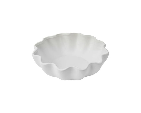 Anko White Wavy Edge Bowl - M