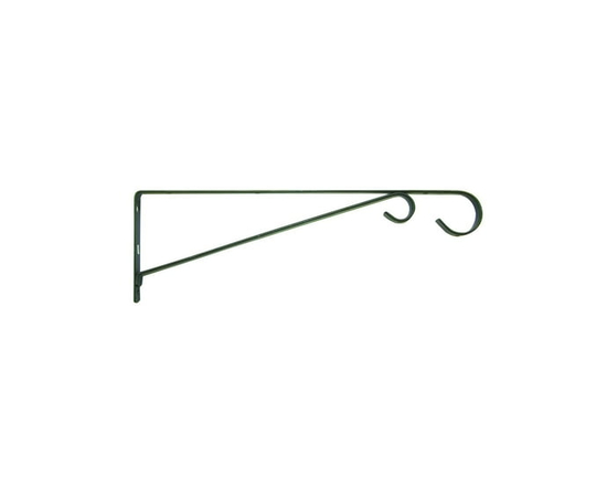 Panacea Hanging Plant Bracket, 15", Steel, Black - 15 in