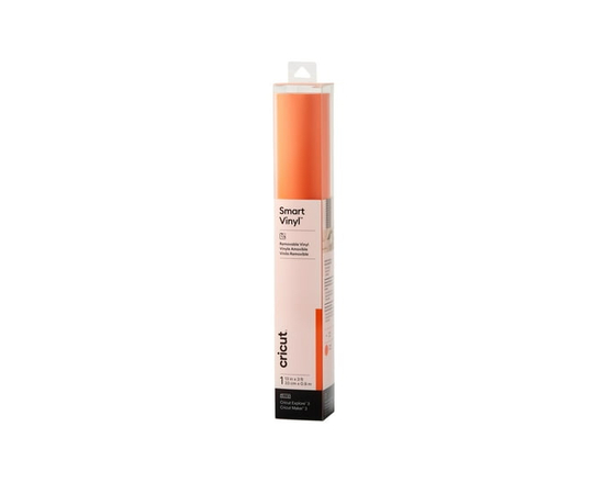Cricut® Smart Vinyl™ Matless Permanent Vinyl (3 ft), Party Pink - 13 in x 3 ft (Orange)