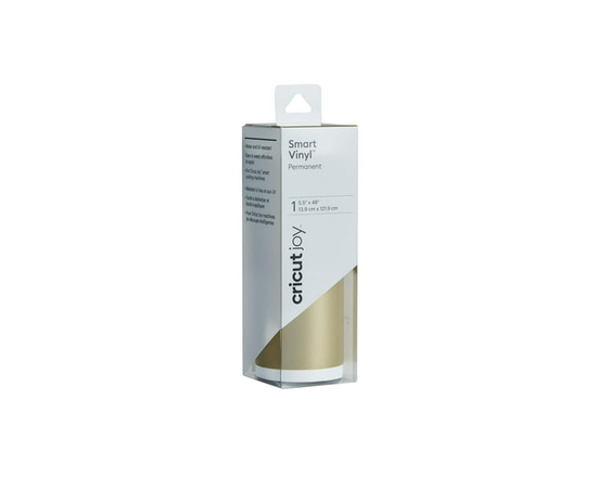 Cricut Joy™ Smart Label™ Writable Vinyl, White - 5.47 in x 47.99 in (Gold)
