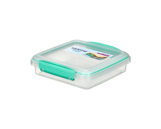 Sistema Sandwich Box To Go Lunch Box, 450 mL, Colour May Vary, 1 Pack