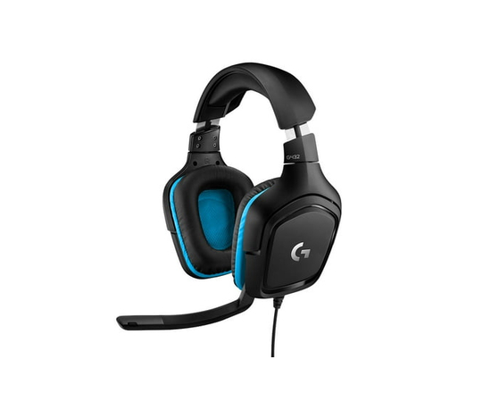 Logitech G432 7.1 Surround Sound Wired Gaming Headset - USB