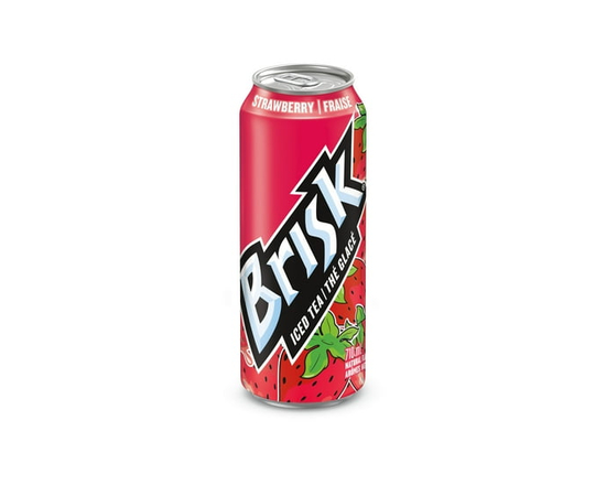 Brisk Strawberry Iced Tea 710 ml, Can - 710 mL