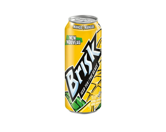 Thé glacé Brisk mangue 710 ml, Canette - 710mL