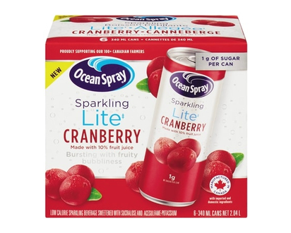 Sparkling Lite Cranberry - 340.0 ML